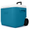 Coleman 60qt Rolling Cooler with Wheels, Insulated Portable Wheeled Chiller