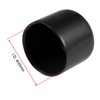TOP-VIGOR 5Pcs Rubber End Caps, 35mm ID Round Flexible Screw