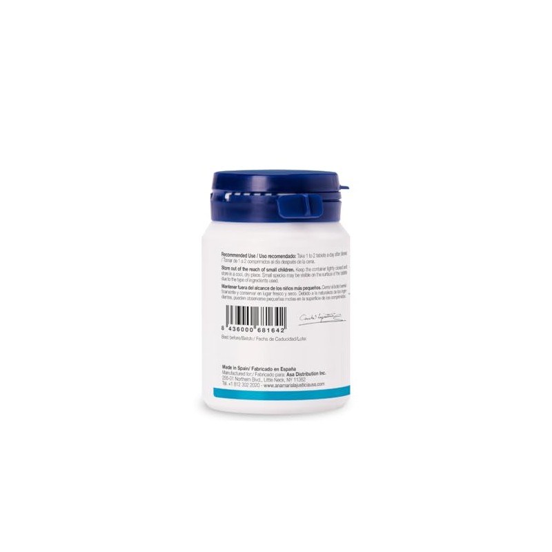 TRYPTOFANO, MELATONINA, Magnesio, Vitamina B6-60TABS. ANA Maria LAJUSTICIA