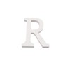 CABLEPELADO Decorative Wooden Letter R 11 cm White
