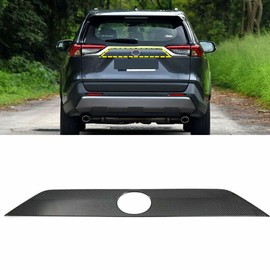 ANUNFRRE Car Accessories Fit for Toyota RAV4 2019-2025 ABS Exterior Rear Trunk Lid Molding Trim (Carbon Fiber) 1PC