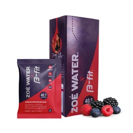B-FIT Zoe Water Electrolitos con Myo y D-Chiro Inositol 40:1 - Zinc Magensio y Potasio - Electrolitos en Polvo 10 sobres - Ideal para Mujeres con SOP y Estilo de Vida Activo - Sin azúcar