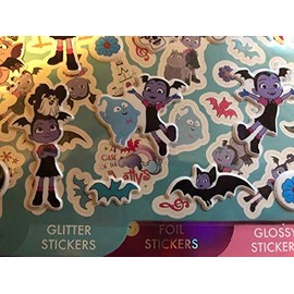 Vampirina Stickers Pad - Over 150 Stickers! Puffy, Glitter, Foil, Glossy!