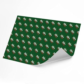 Funny Merry Drunk I'm Christmas - Novelty Wrapping Paper Sheet by Finger prints