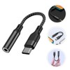 LABRIMP USB C to Headphone Adapter Durable Aux USB C