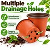 75-150 Pack Flexible Nursery Pots for Seed Starting – Soft