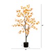 Nearly Natural 4ft. Autumn Birch Leaf Artificial Fall Tree