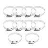 EATAKWARD 10 Pcs Large Hose Clamps, Adjustable Diameter 1 13/16-2