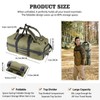Duffle Bag Travel Luggage with Wheels: Large Rolling Backpack Foldable