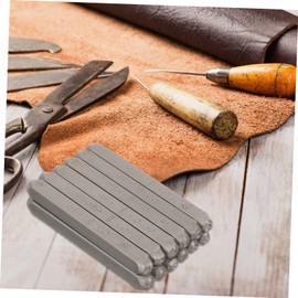 KONTONTY 12pcs Heart Shaped Metal Stamping Tool Set for Leather Crafts Hole Puncher