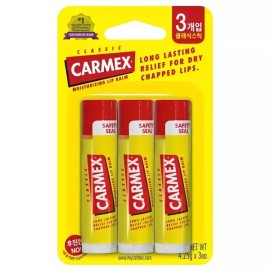 Carmex 카멕스 모이스처라이징 립밤 스틱 [클래식 x 12.75g x 1개] Carmex Moisturizing Lip Balm Stick [Classic x 12.75g x 1 Piece]