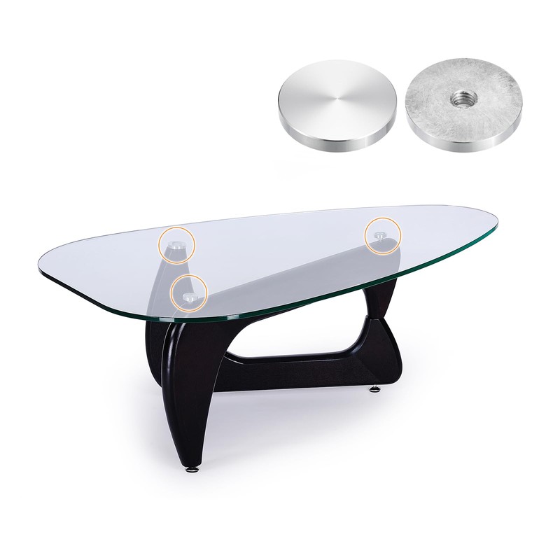 sourcing map M10 Thread 50 mm Diameter Round Shape Aluminium