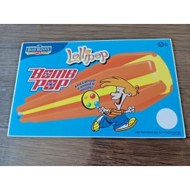 Blue Bunny 2011 Original Blue Bunny Bomb pop Lolli Pop ice cream truck sticker Decal 5"x8"