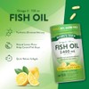 Natures Truth Fish Oil Omega-3, Natural Lemon Flavor, 120 Count