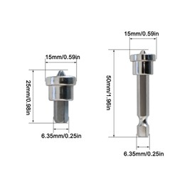 SagaSave 10 PCS Magnetic Positioning Screwdriver Bits Set Drywall Screw Depth Setter PH2 Hex Shank Bit Compatible with Impact Drills, Electric and Cordless Drills