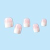 YoYoee Press on Nails Short-Square Fake Nails Gradient False Nails