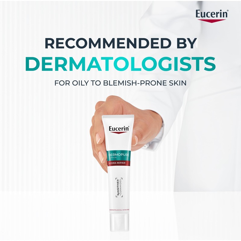 Eucerin Dermopure Clinical Hydra Repair Fluid 40ml, Moisturising Repair Cream