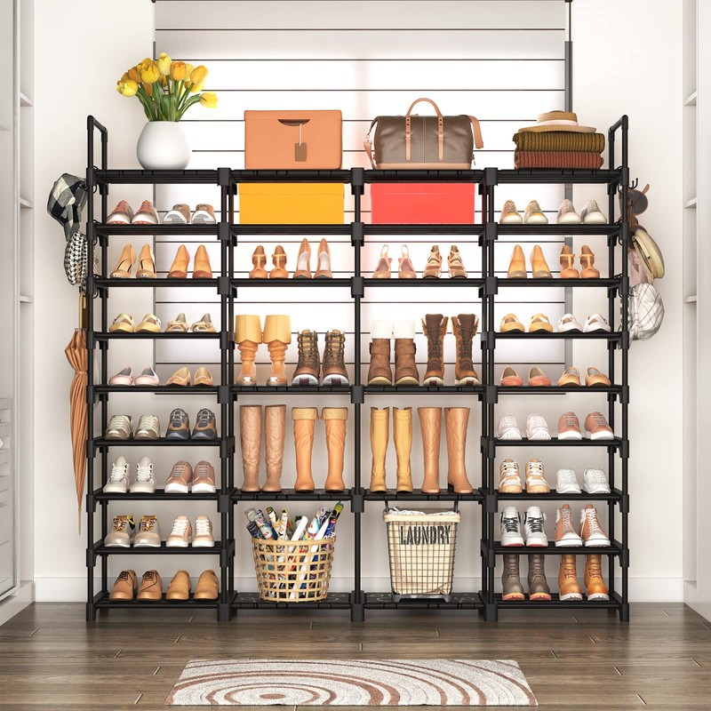 ROJASOP Large Shoe Rack Organizer for Entryway Closet 64-68 Pairs
