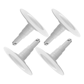 Jolux 4-Pack 5/6" Retrofit LED Recessed Lighting,60W,5000K Daylight,800 Lumens,Dimmable,Led Replacement can Lights,Simple Installation Adjustable Retrofit Downlight,ETL,E26 Base,Bevel Trim
