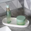 10x5 Bathroom Vanity Tray, Oval Ceramic Decorative Perfume Candle Tray