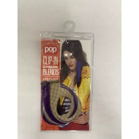 I/M Hair U Wear POP Clip-in 2 Color Blends Purple/Blonde
