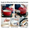 4-Pack Dutch Oven Handle Cover Pot Holder,Insulated Pot Handle Cover