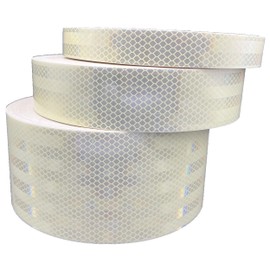 Glow/Reflective Tape 1" 2" 4" Widths & 5' 10' 20' 30' Lengths Prismatic Luminous Adhesive Safety Material (1" x 20')