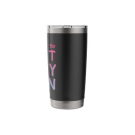 Godmother of Sweet Sassy & Ten 10th Birthday Music Party Stainless Steel Insulated Tumbler