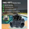 Ussuray 3 Way Pool Valve 2 Inch, Positive Non-Lube Diverter
