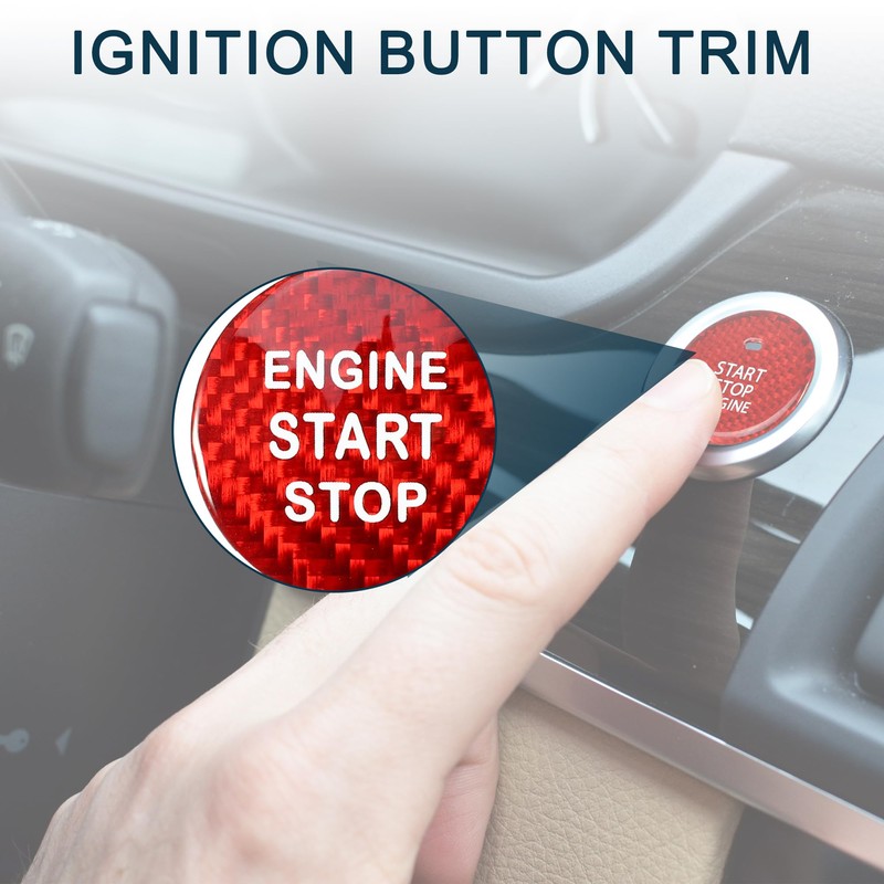 Hihaha Engine Start Stop Button Cover for Lexus GS Durable