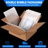 50 Pcs Clear Bubble Pouches Bags, 6”x 8” Thickening Shockproof