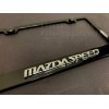 License Plate Frame Shop 1xMAZDASPEED 3D Emblem BLACK STAINLESS License