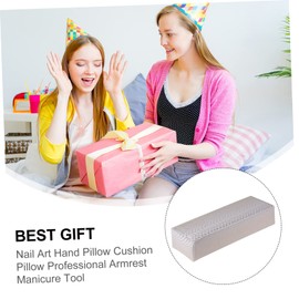 Gatuida Armrest Cushion for Manicure Portable Hand Rest Pillow for Nail Art PU Material for Nail Techs and Home Use