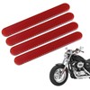 Katyjun Set of 4 reflector motorcycle, cat's eye motorcycle, rectangular