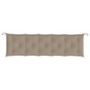 MINERWALL Garden Bench Cushions 2pcs Taupe 70.9"x19.7"x2.8" Oxford Fabric,UltraComfortable and