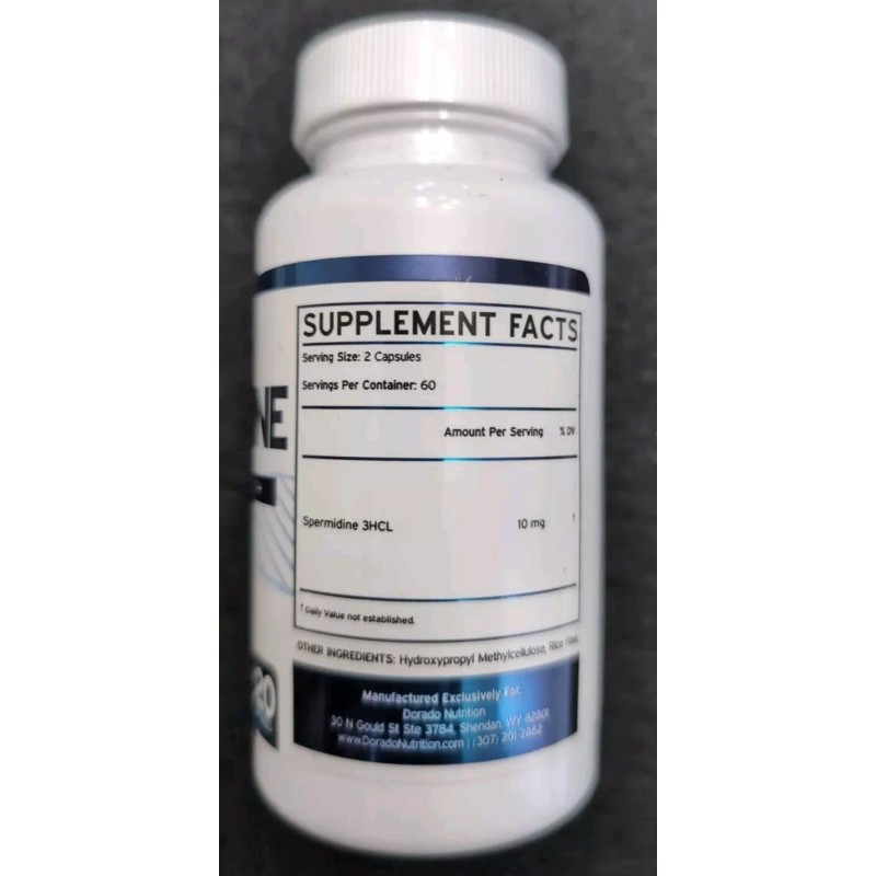 Dorado Nutrition spermidine Maximum Strength 10MG Per Serving