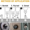 Screw Extractor Set 6 Different Screwdriver Types HSS 4341 Damaged