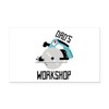CafePress Dad's Workshop Rectangle Car Bumper Magnet