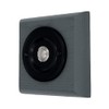 Modern Living Square Wireless Doorbell in Grey Ash and Black
