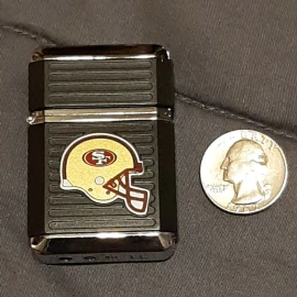 FSO Windproof Refillable Butane Lighter By FSO (For Smokers Only SAN FRANCISCO 49ERS