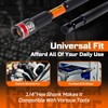 Geinxurn Impact Nut Driver Set, 10 Pieces 6”Long 1/4”6 Point