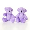 NEW 5 X PURPLE Teddy Bear - Cute And Cuddly