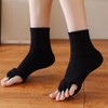Ultra-Soft Stretchy Thermal Toe Sleep Socks - Cozy Winter Gift DD-120615 Black/FREE