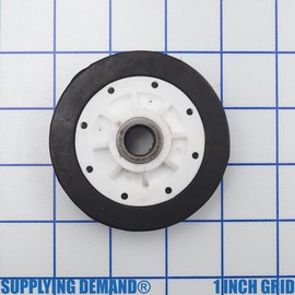 Supplying Demand 40111201 Y54414 37001042 Clothes Dryer Belt Pulley and Drum Support Rollers Repair Kit