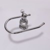 Nokozan Luxury Crystal Series Toilet Paper Holder Wall Mouted, Chrome