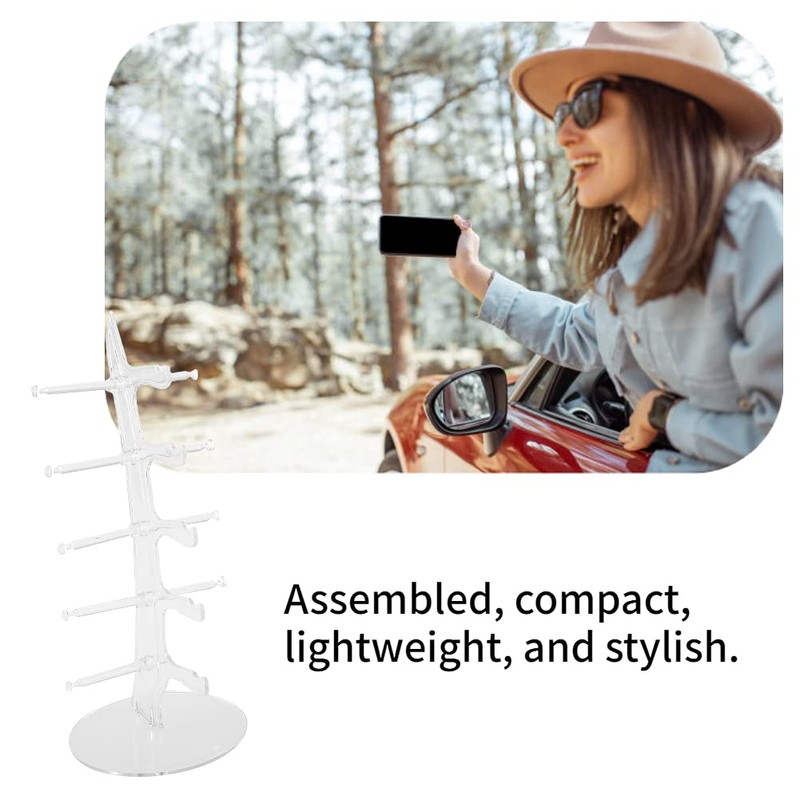 5 Pairs Eyeglass Holder for Glasses Storage Sunglasses Glasses Holder