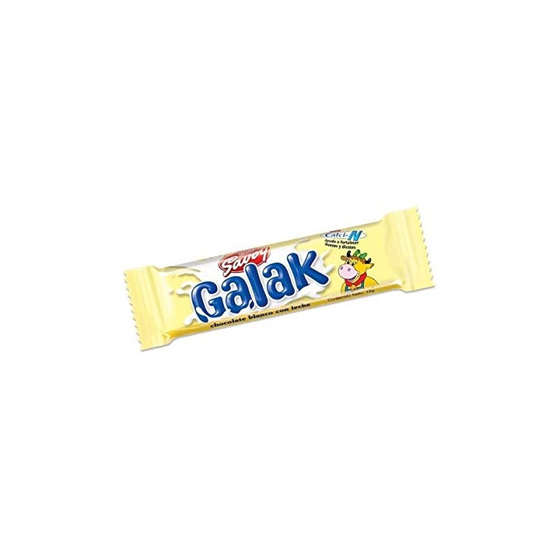 GALAK Chocolate Blanco con Leche / White Chocolate with Milk,