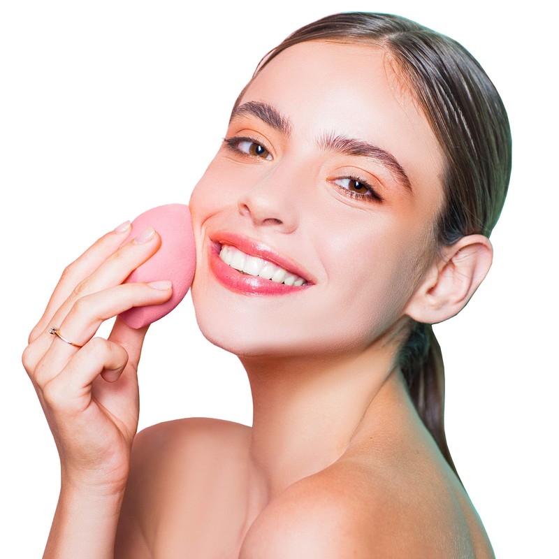 Oscar Charles Professional Radiance Makeup Brush Set with Beauty Sponge