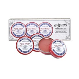 C.O. Bigelow Bálsamos de Rosa en Lata, Juego de 3 Latas de Bálsamo Labial, Bálsamo Multiusos para Labios, Cutículas, Manos y Piel Seca, Juego de Bálsa