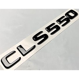 #2 GENERIC Replacement CLS550 Gloss Black Rear Trunk Emblem Badge Decal Compatible with CLS550 NAMEPLATE Letters Numbers